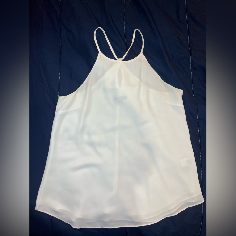 White Sleeveless Top